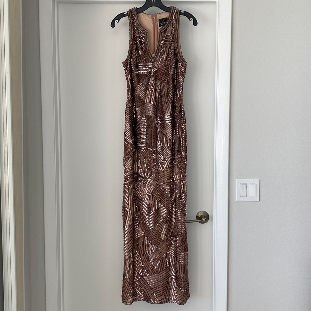 Adrianna Papell Beaded Gown